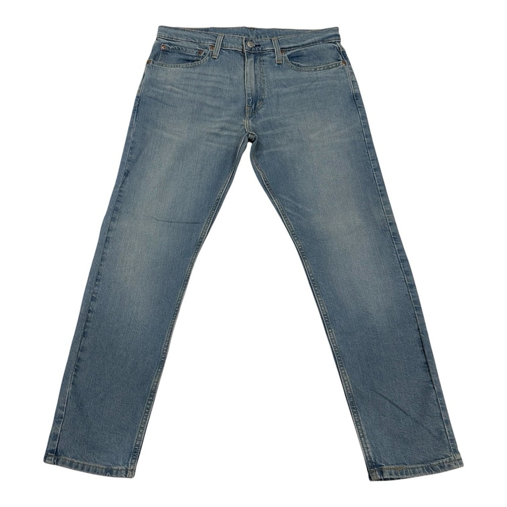 Levis 512 Slim Taper Mens Jeans Light Wash Blue Denim 34x30